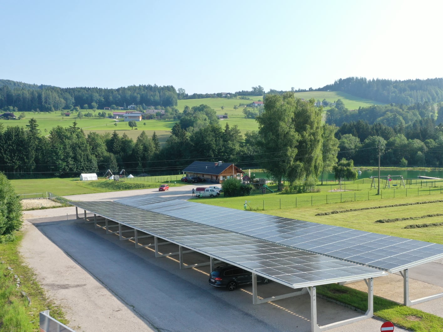 PV-CARPORT-ANLAGE ST. KONRAD BADESEE | WKA Ökostrom Photovoltaik GmbH
